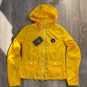 Abercrombie & Fitch Yellow Jacket with Logo Patch
